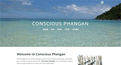 Desktop Screenshot of consciousphangan.com